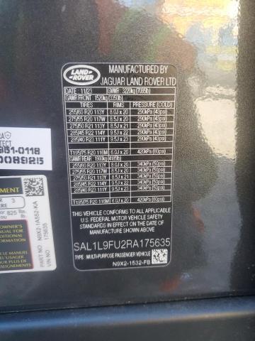 2024 LAND ROVER RANGE ROVE #3291459492