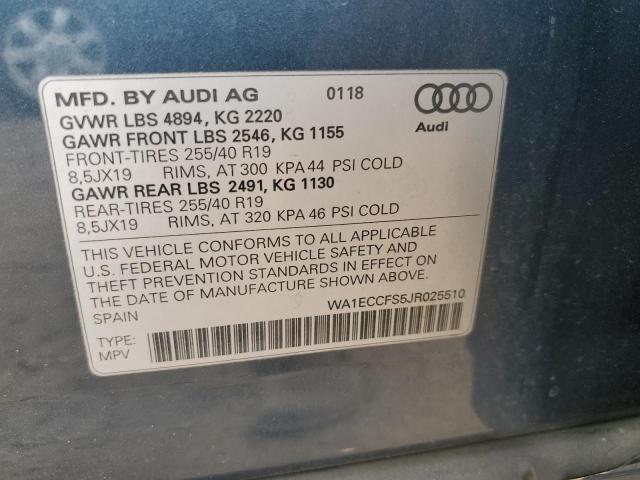 2018 AUDI Q3 PREMIUM #3290567774