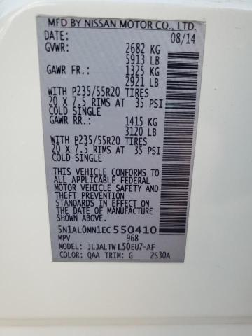 2014 INFINITI QX60 - 5N1AL0MN1EC550410