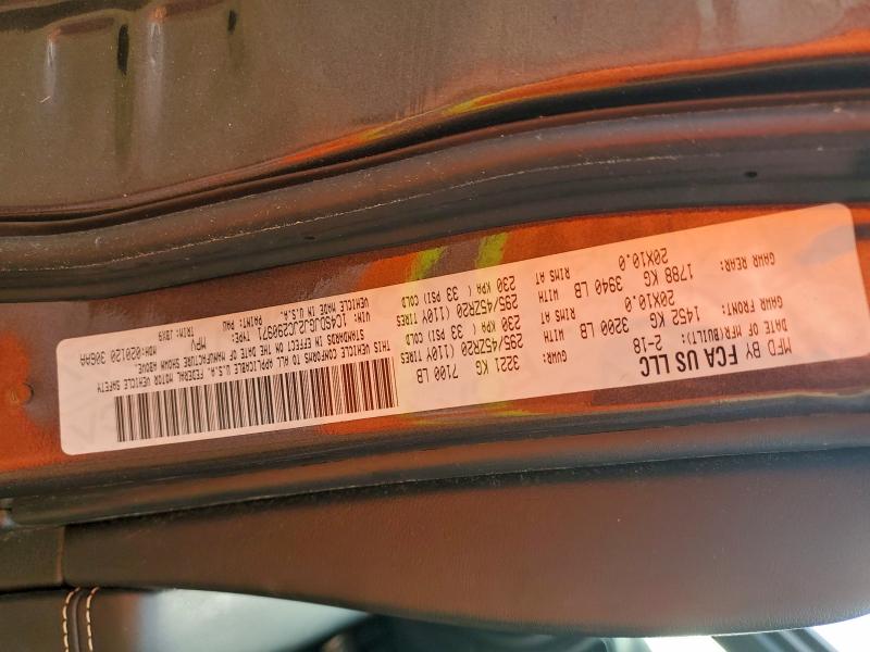 2018 DODGE DURANGO SR #3305327303