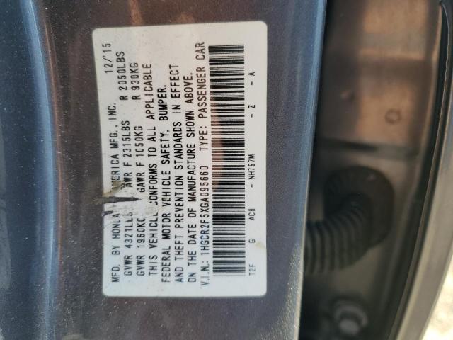 2016 HONDA ACCORD SPO #3290373792