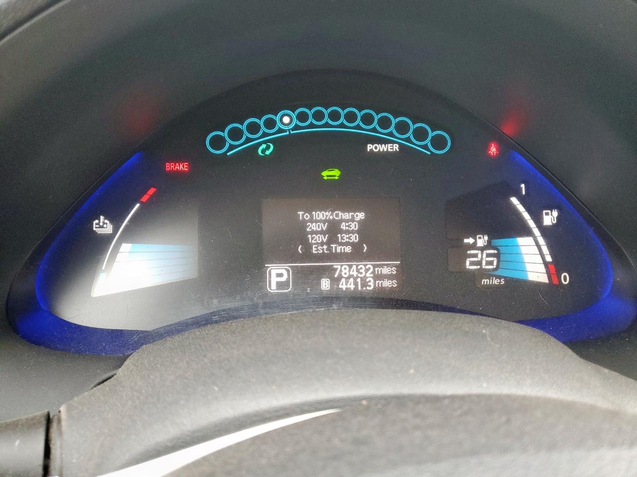 Lot #3309632049 2015 NISSAN LEAF S