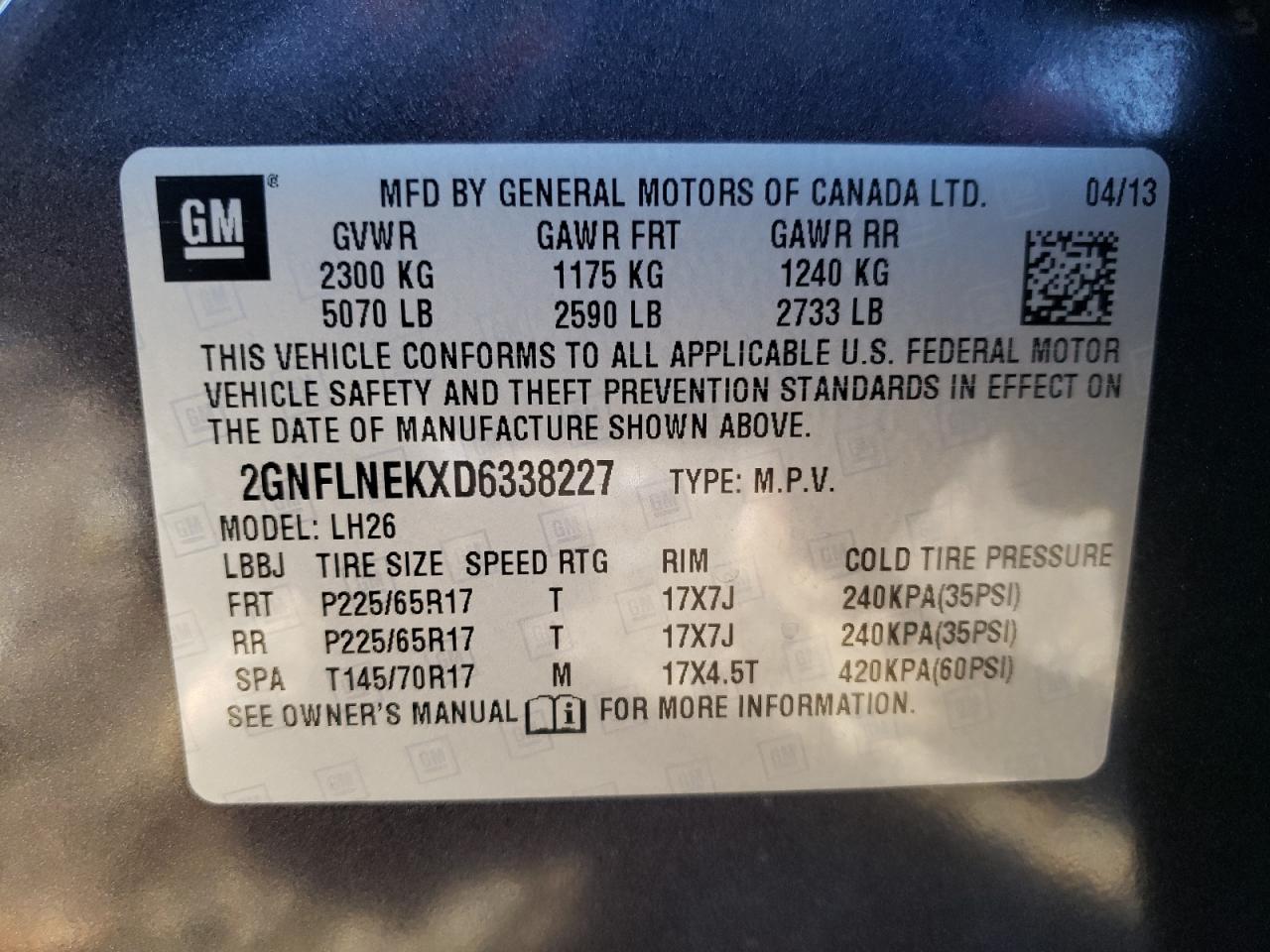 CHEVROLET EQUINOX LT