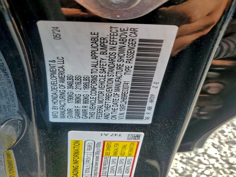 2024 HONDA CIVIC SPOR #3296349128