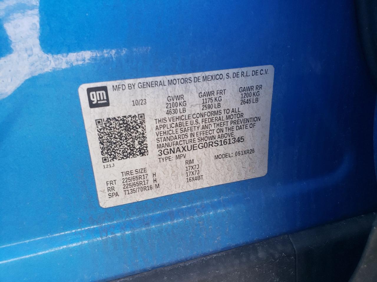 CHEVROLET EQUINOX LT