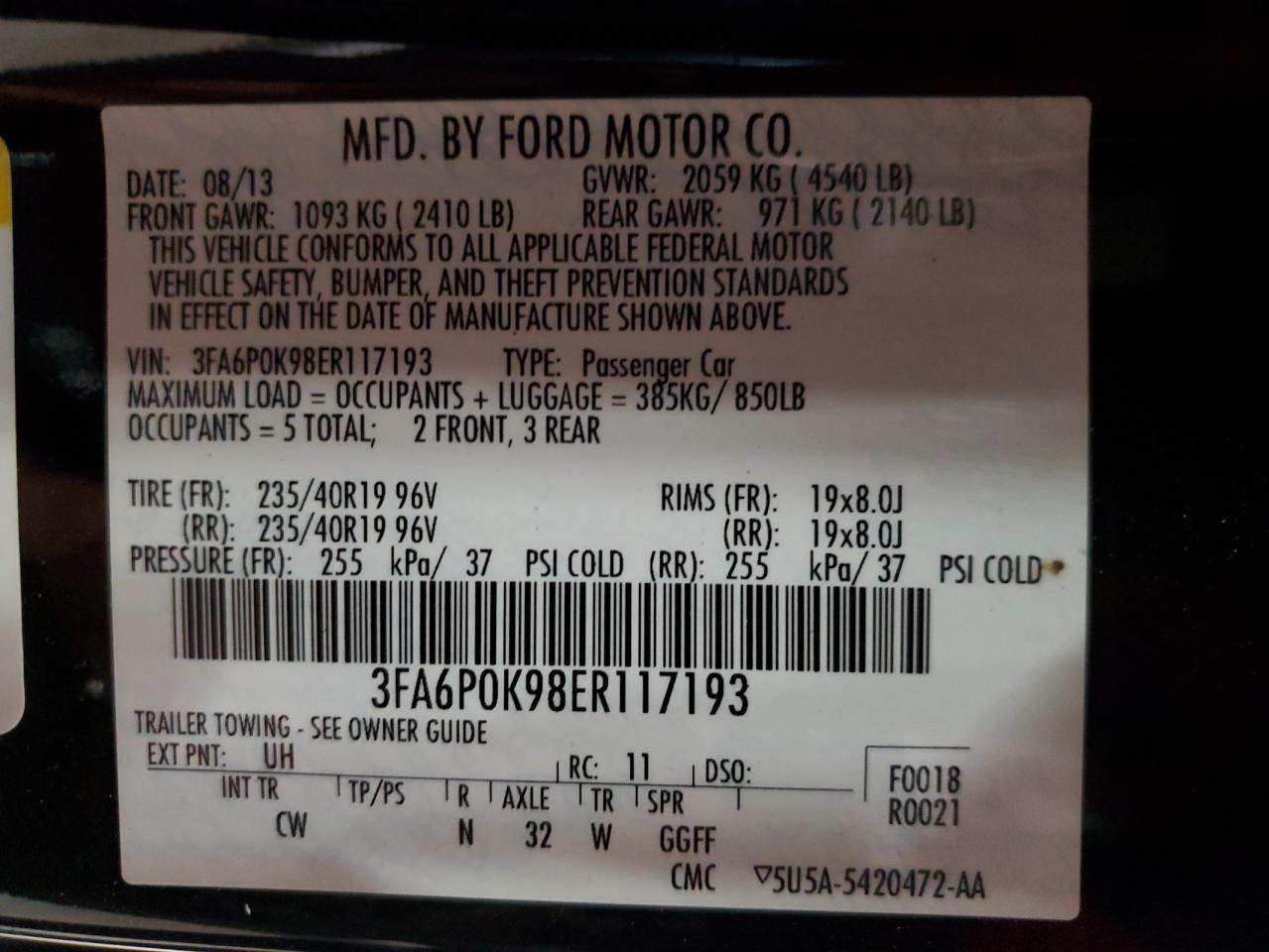 FORD FUSION TITANIUM