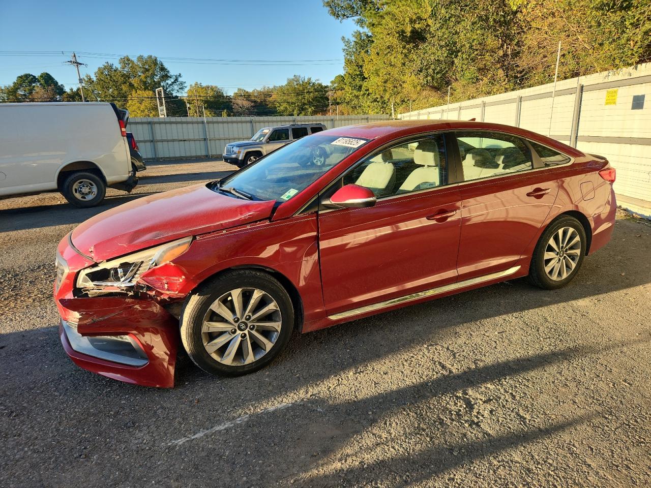 Lot #3311673245 2017 HYUNDAI SONATA SPO