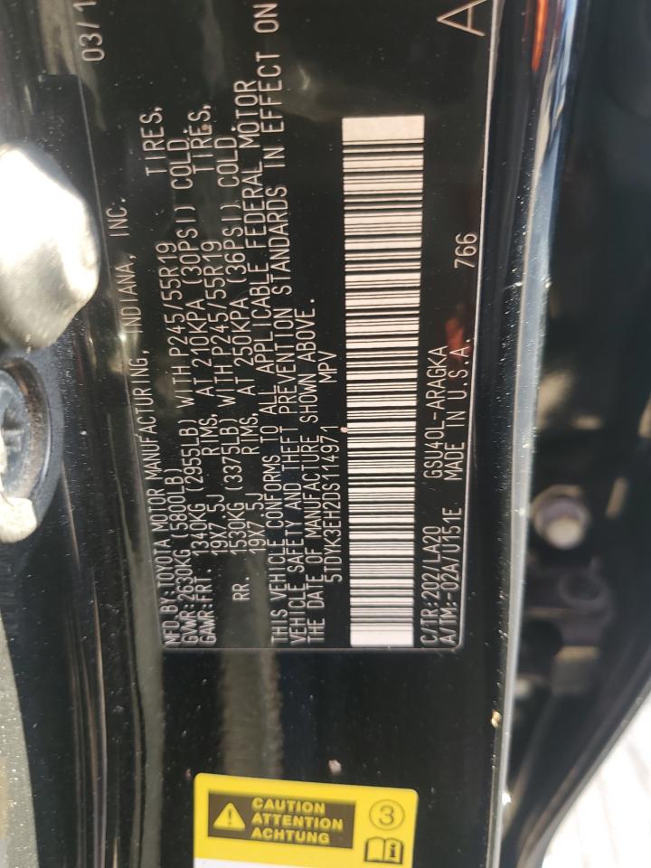 TOYOTA HIGHLANDER LIMITED