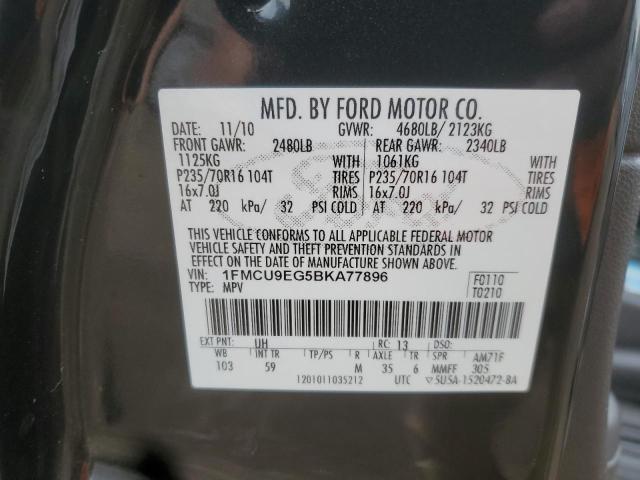 2011 FORD ESCAPE LIM #3293453457
