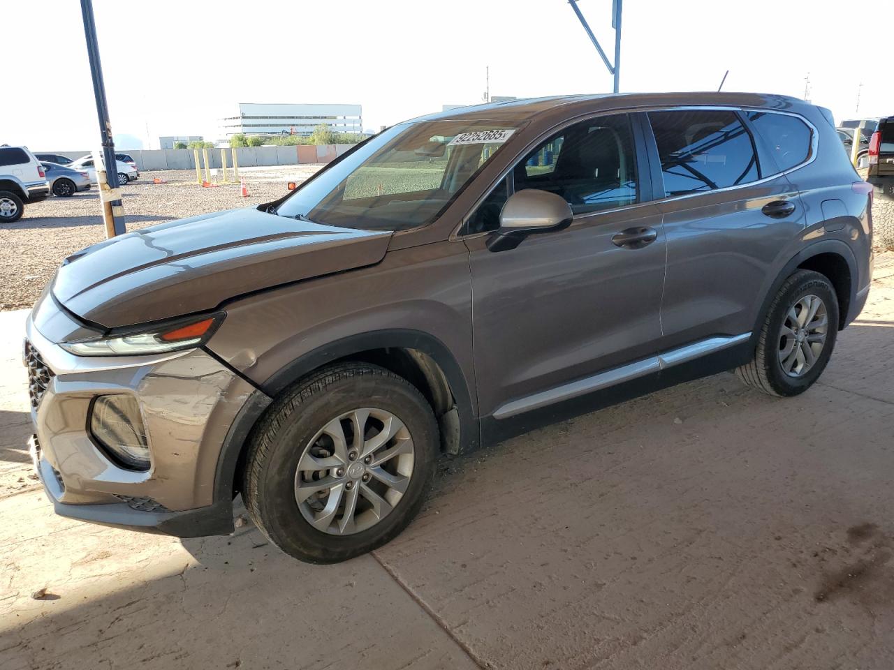 Lot #3303072761 2020 HYUNDAI SANTA FE S