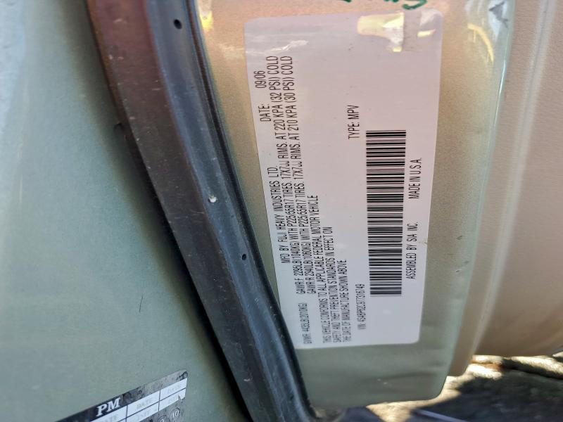 2007 SUBARU OUTBACK OU #3304272962