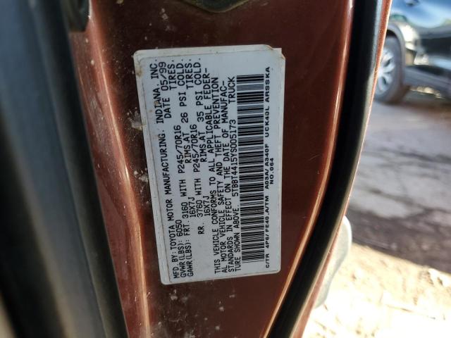 2000 TOYOTA TUNDRA ACC #3297080496