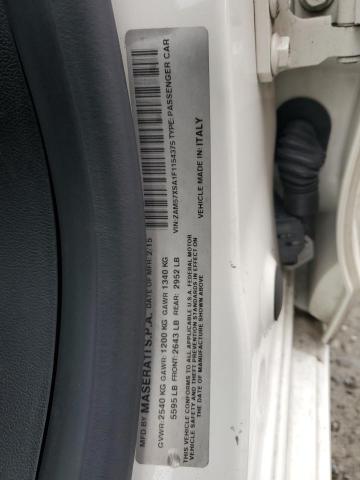 2015 MASERATI GHIBLI #3304059522