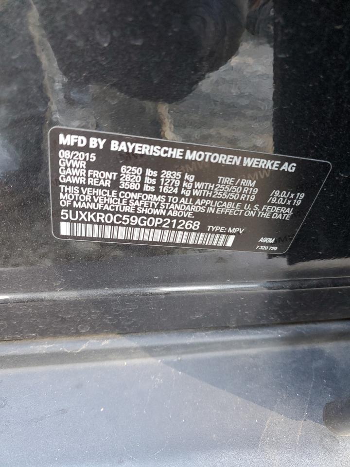 Lot #3302719014 2016 BMW X5 XDRIVE3