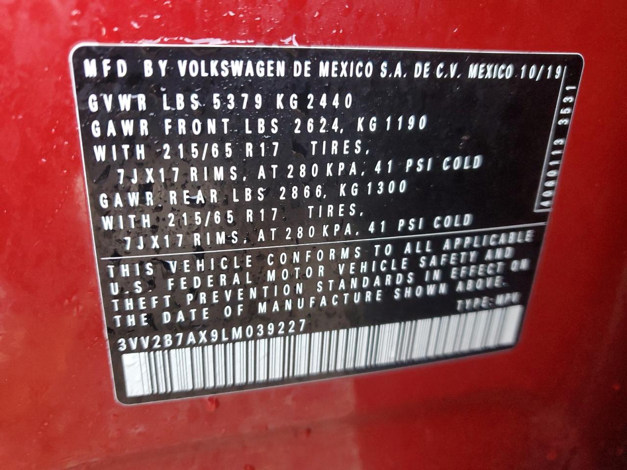 VOLKSWAGEN TIGUAN SE