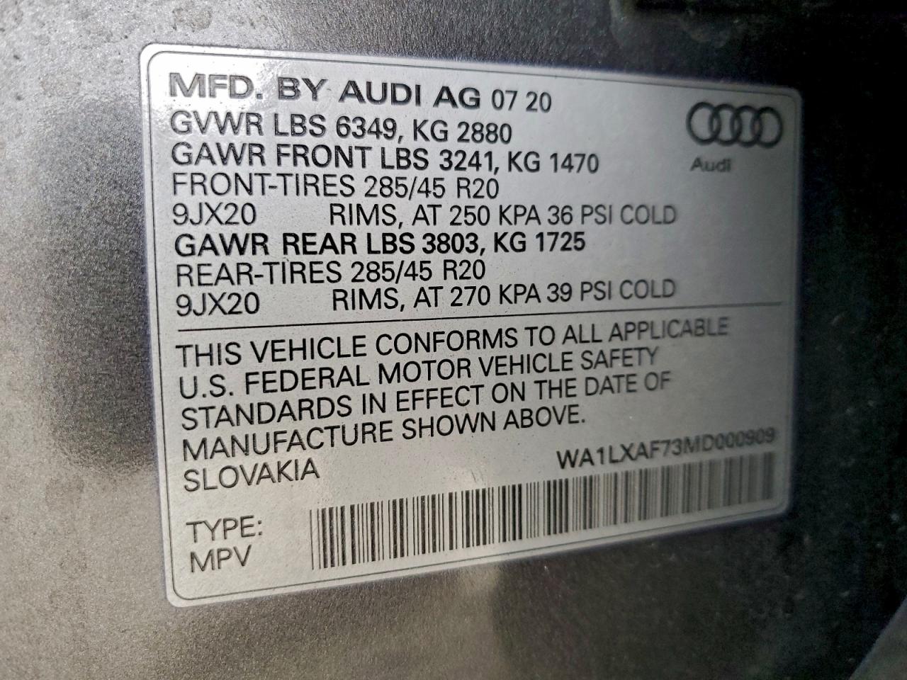AUDI Q7 PREMIUM PLUS