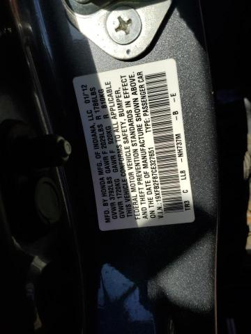 2012 HONDA CIVIC EX #3291404176