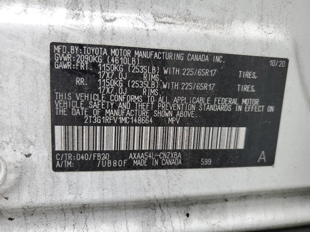 2021 TOYOTA RAV4 LE #3302846900