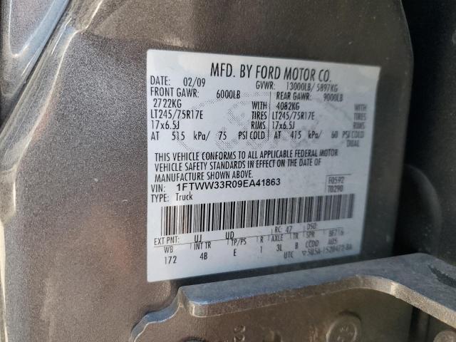 2009 FORD F350 SUPER #3305388302