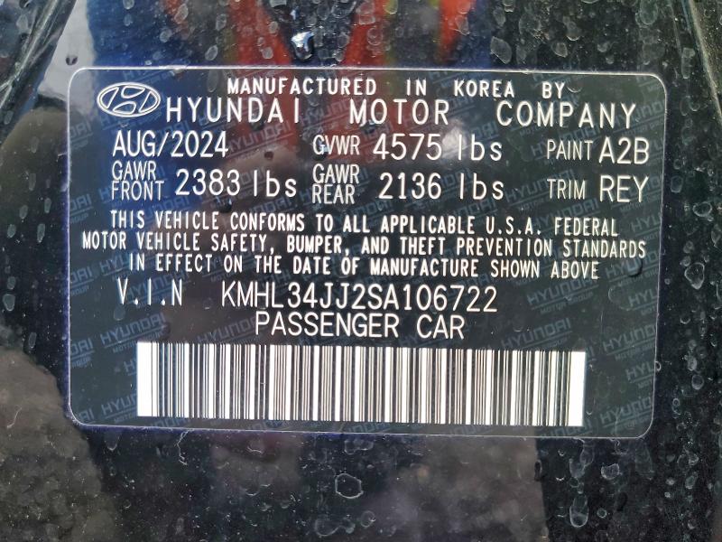 2025 HYUNDAI SONATA HYB #3304602467