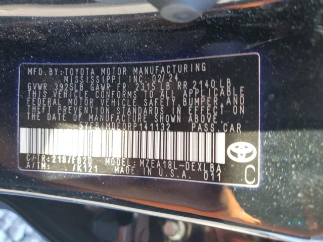 2024 TOYOTA COROLLA LE #3297175881