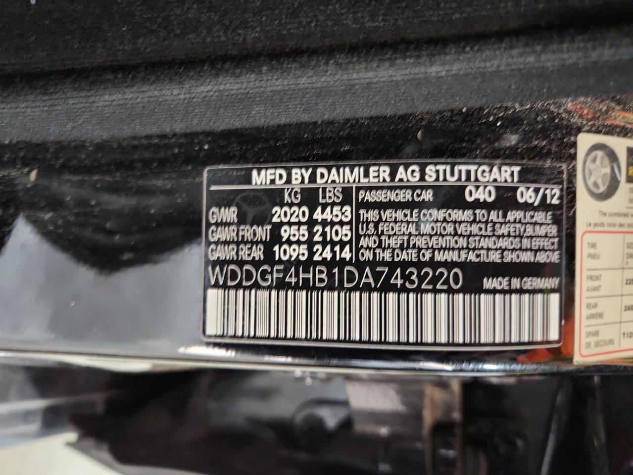 Lot #3309201619 2013 MERCEDES-BENZ C 250