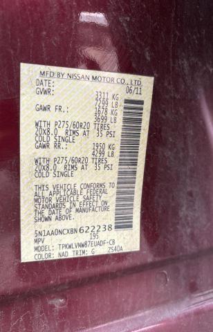 2011 NISSAN ARMADA SV #3284641355