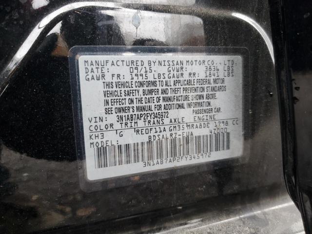 2015 NISSAN SENTRA S #3296232423