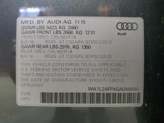 2016 AUDI Q5 PREMIUM - WA1L2AFPXGA088846