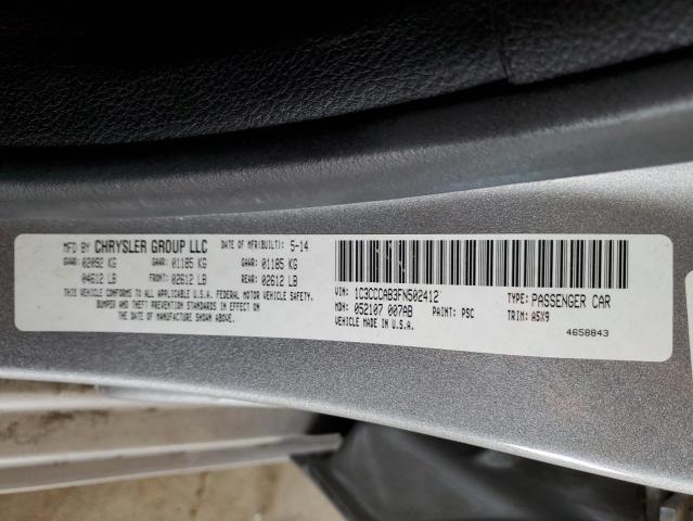 2015 CHRYSLER 200 LIMITE #3290214229