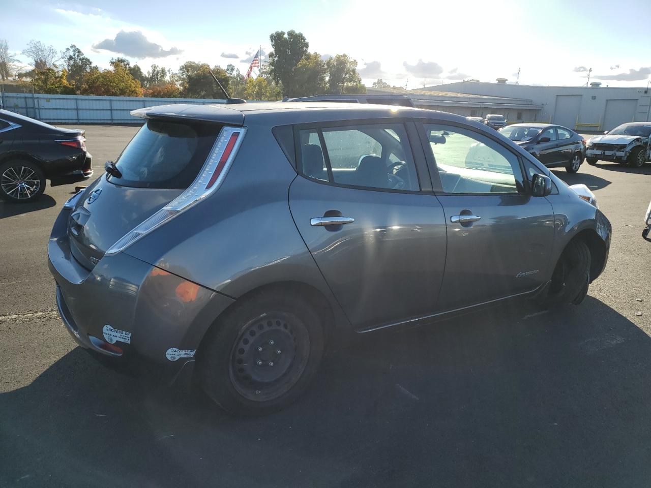 Lot #3317087998 2015 NISSAN LEAF S