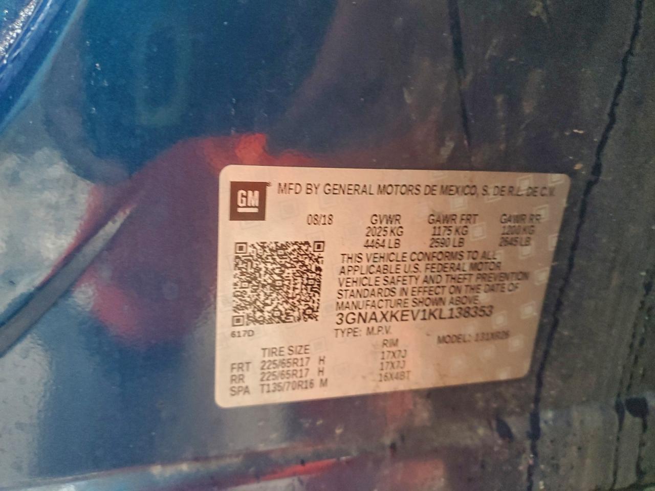 CHEVROLET EQUINOX LT