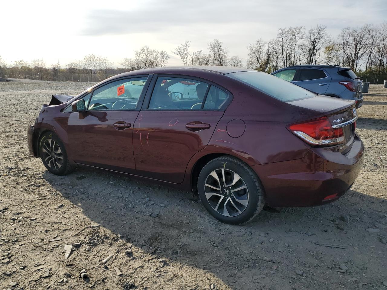 Lot #3301857006 2015 HONDA CIVIC EX