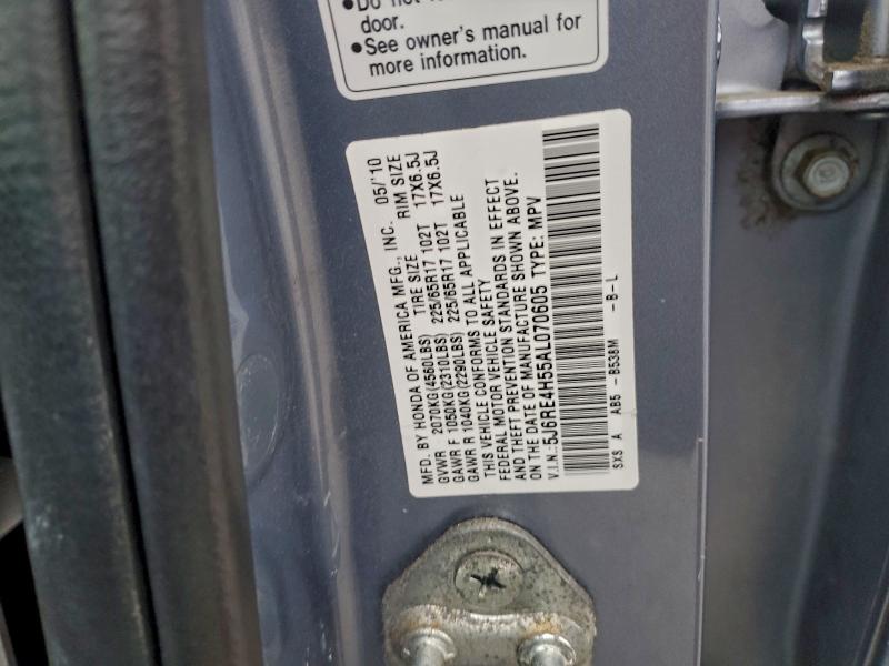 2010 HONDA CR-V EX #3303724476