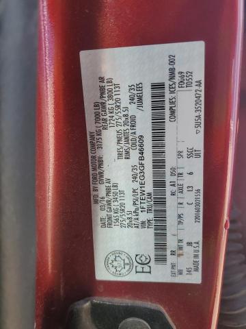 2016 FORD F150 SUPER - 1FTEW1EG3GFB46609