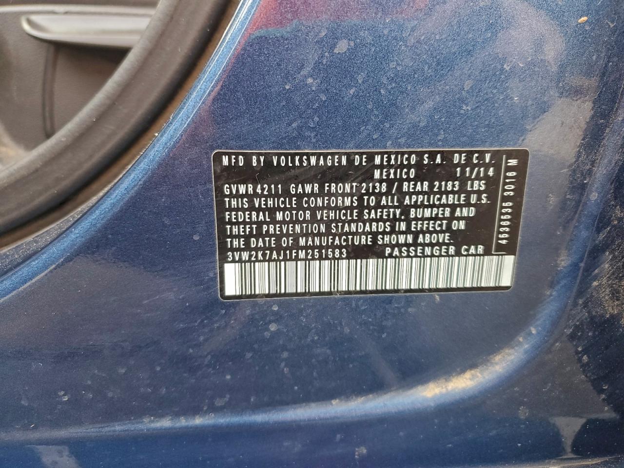 VOLKSWAGEN JETTA BASE