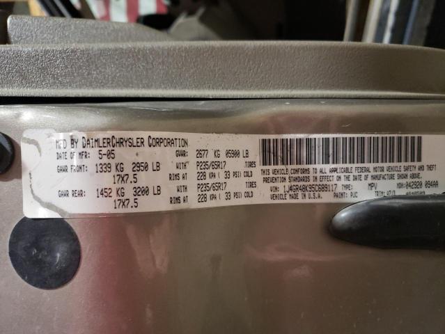 2005 JEEP GRAND CHER #3285133376