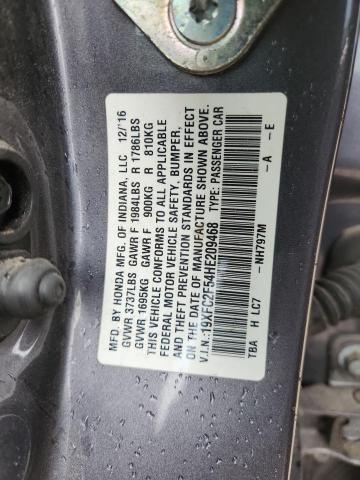 2017 HONDA CIVIC LX #3298143255