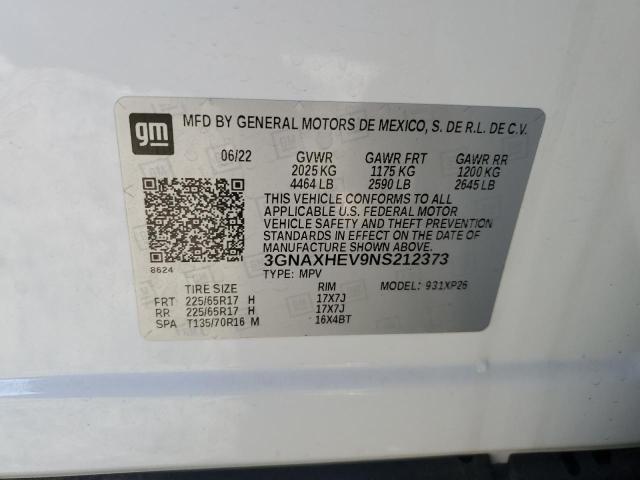 2022 CHEVROLET EQUINOX LS #3290283223