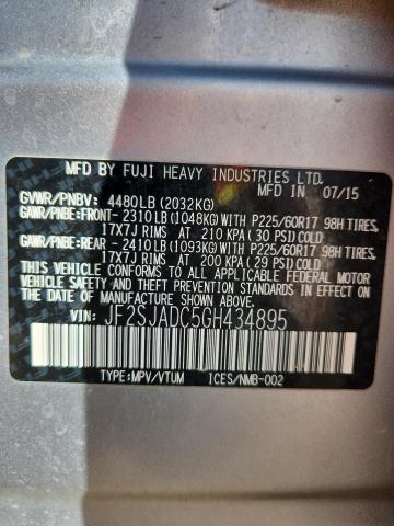 2016 SUBARU FORESTER 2 #3302115141