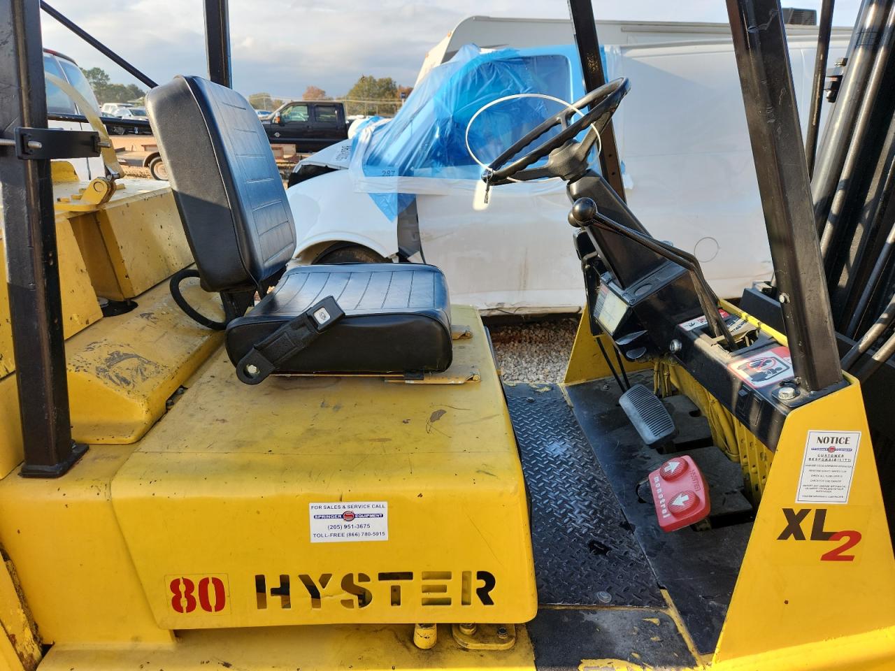 Lot #3284622321 2009 HYSTER FORKLIFT