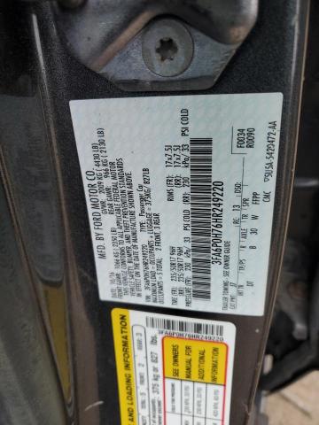 2017 FORD FUSION SE #3302708018