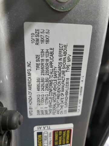2019 HONDA CR-V EXL #3290374801