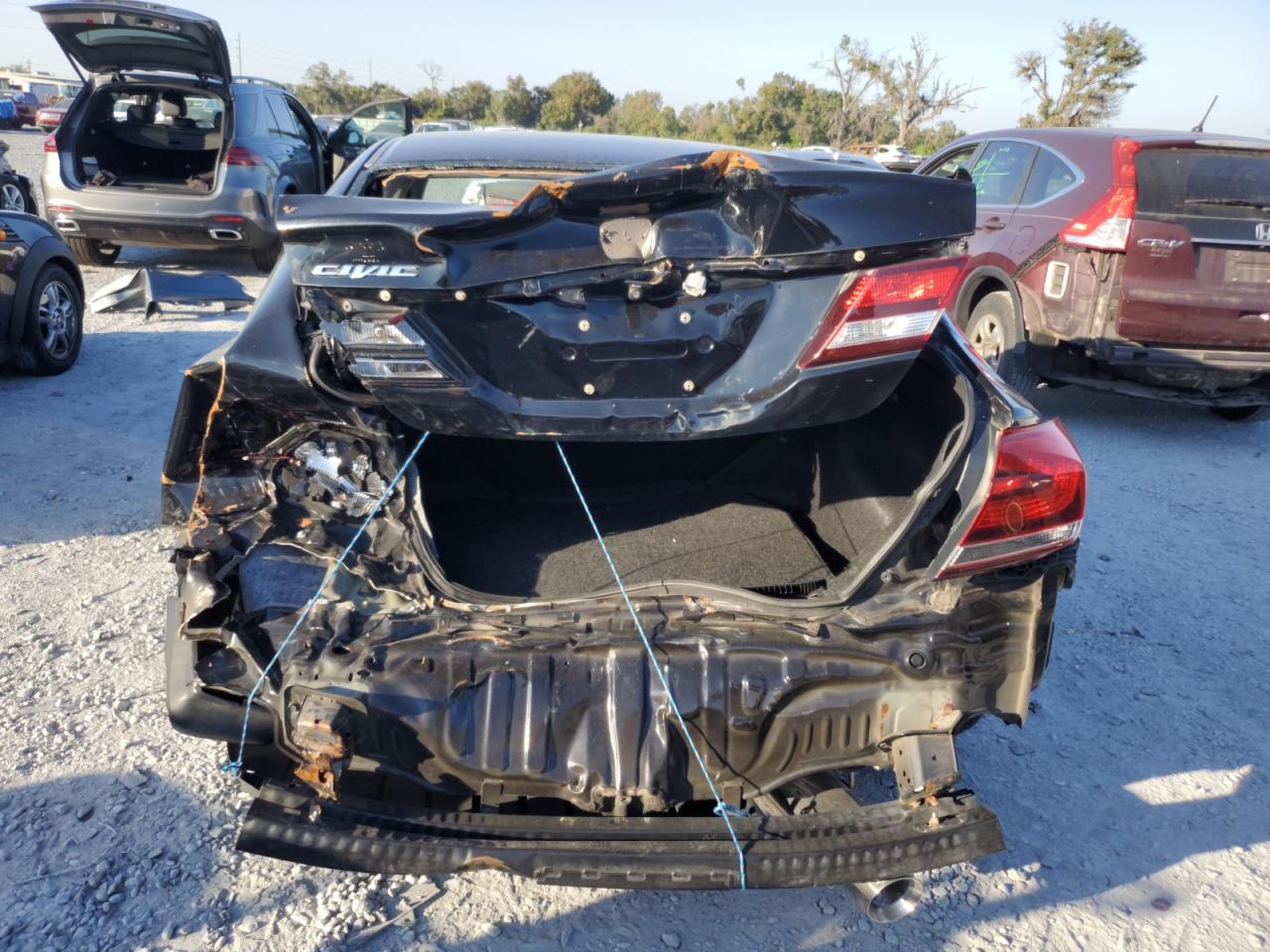 Lot #3296234438 2015 HONDA CIVIC LX