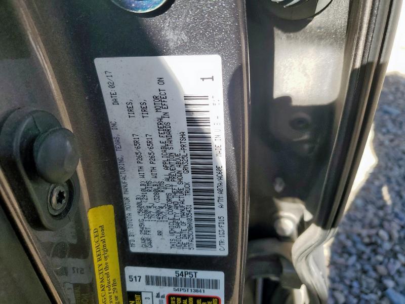 2017 TOYOTA TACOMA DOU #3297268419