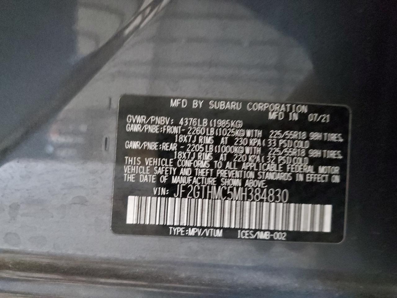 SUBARU CROSSTREK LIMITED