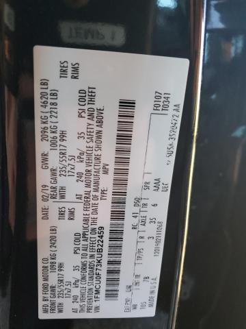 2019 FORD ESCAPE S #3287816111