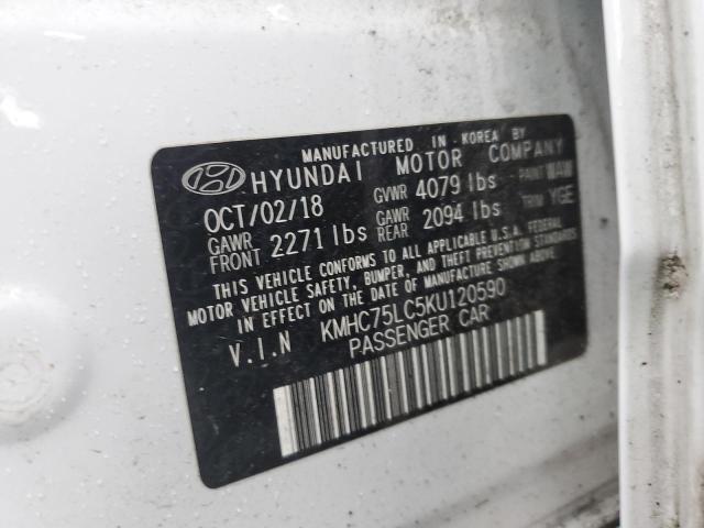 2019 HYUNDAI IONIQ SEL #3293318461