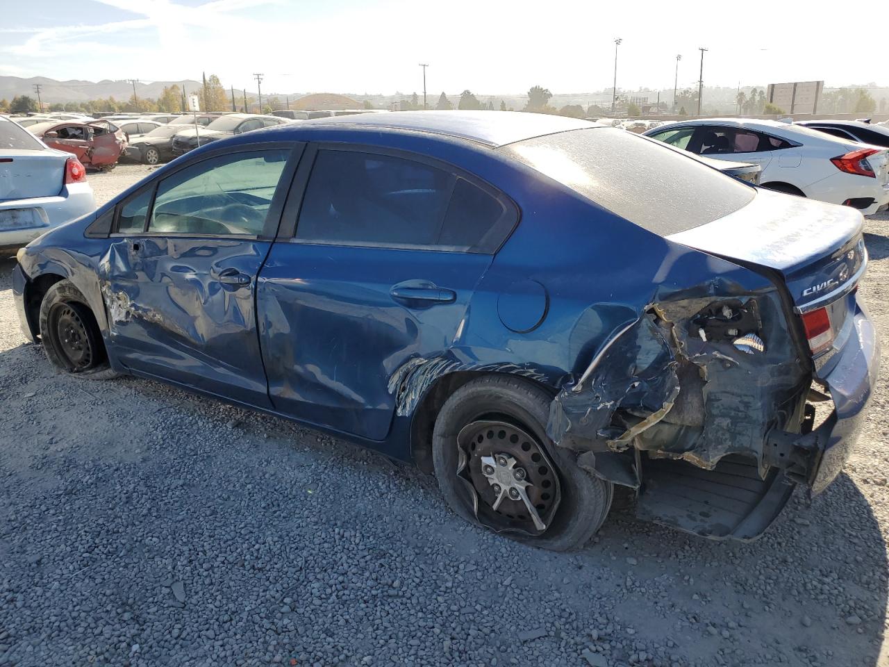 Lot #3309635082 2015 HONDA CIVIC LX