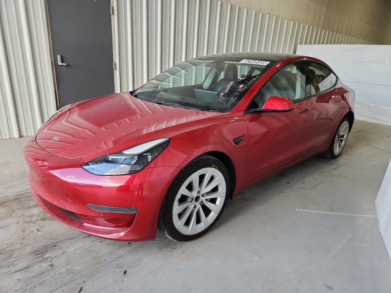 Lot #3308260181 2022 TESLA MODEL 3